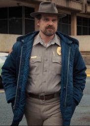 Jim Hopper in Stranger Things